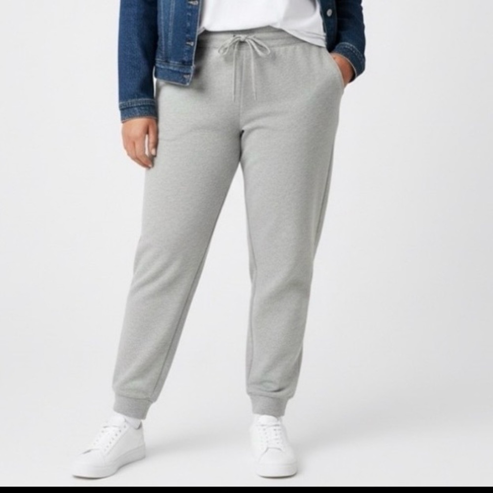 NWT Old Navy SoComfy Grey Fleece Jogger Sweatpants Unisex XXL Women’s Plus Comfy